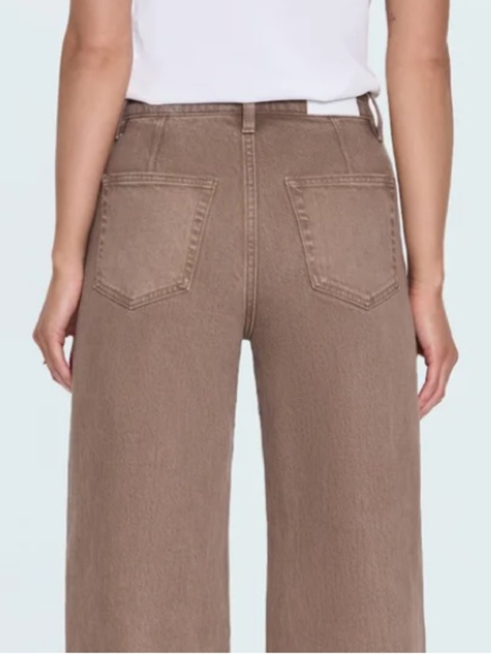 PISTOLA ANTHROPOLOGIE High-Rise Wide-Leg Frayed Jeans - Picture 3 of 9